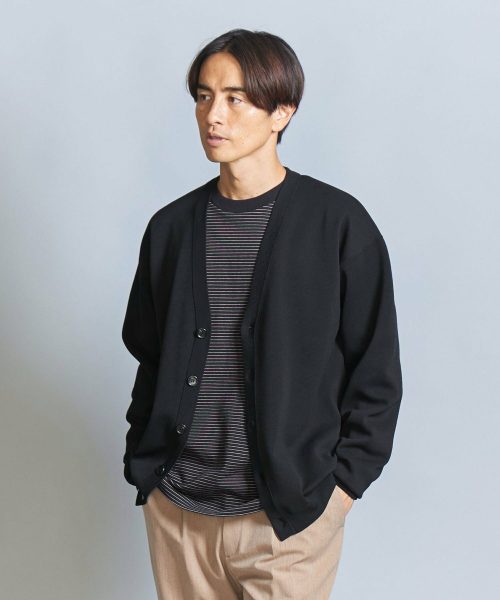 ビューティアンドユース ユナイテッドアローズ(BEAUTY&YOUTH UNITED ARROWS) モダン ミラノリブ Vネック カーディガン