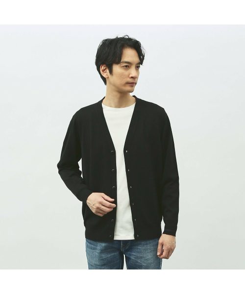 アバハウス(ABAHOUSE) ベーシック Vネック カーディガン