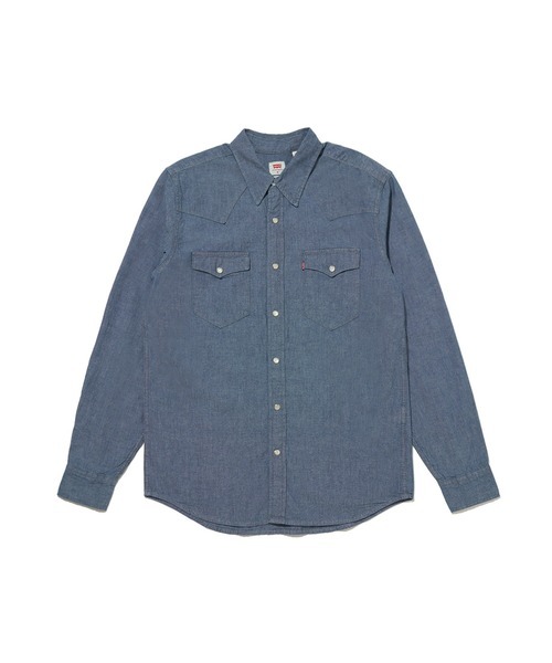 リーバイス(LEVI'S) ウエスタンシャツ ミディアムインディゴ MID CHAMBRA