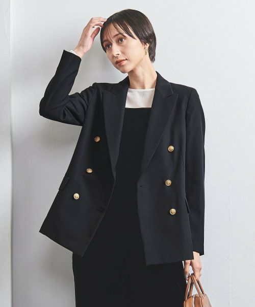 ユナイテッドアローズ(UNITED ARROWS) 6B ダブルブレスト ブレザー ジャケット