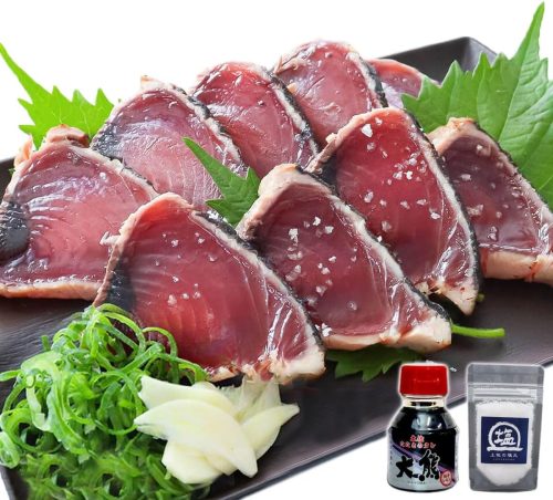 大熊 藁焼きかつおタタキ3節 約600g 塩タレ食べ比べセット