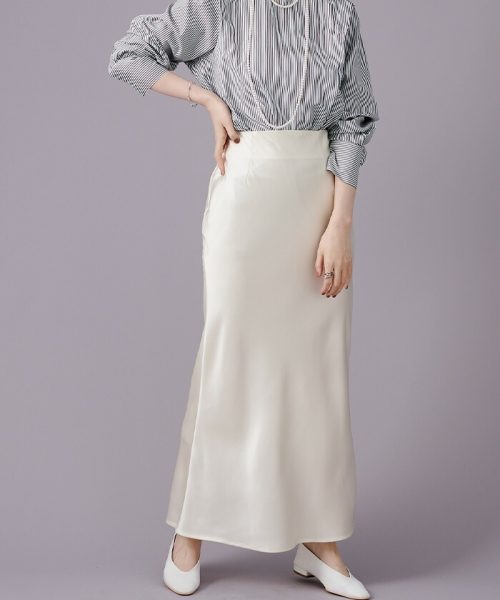 ユアーズ(ur’s) サテンマーメイドマキシスカート