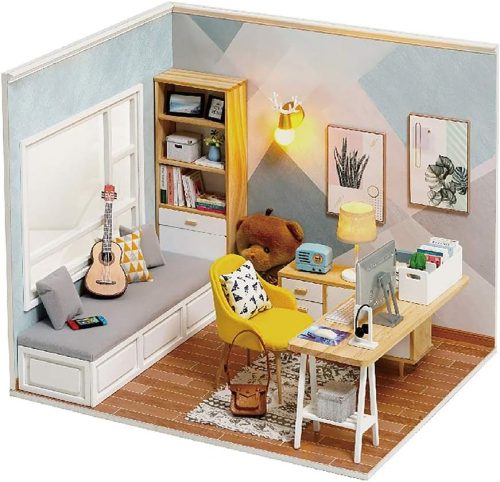 モイン モイン(moin moin) 1/12 ドールハウス 手作りキット サンシャインくまさんルーム