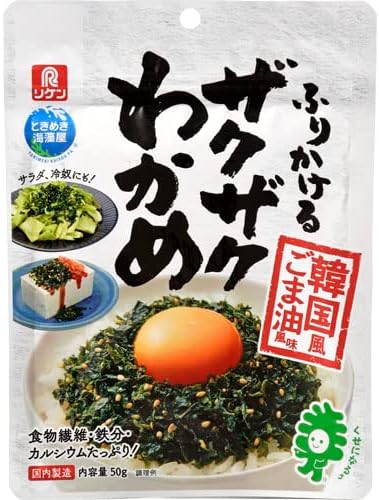 理研ビタミン ふりかけるザクザクわかめ 韓国風ごま油風味