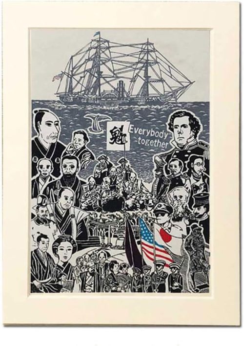 六部工房 紙製フレーム入り版画