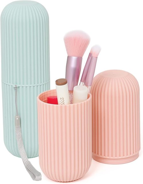 アストロ(Astro) メイクブラシケース ポータブルケース 2個組 パステル 730-26