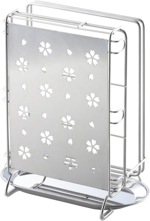 ヨシカワ 包丁・まな板・キッチンバサミスタンド 桜