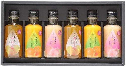 ふみこ農園 紀州果実しぼりジュース 瓶入6本