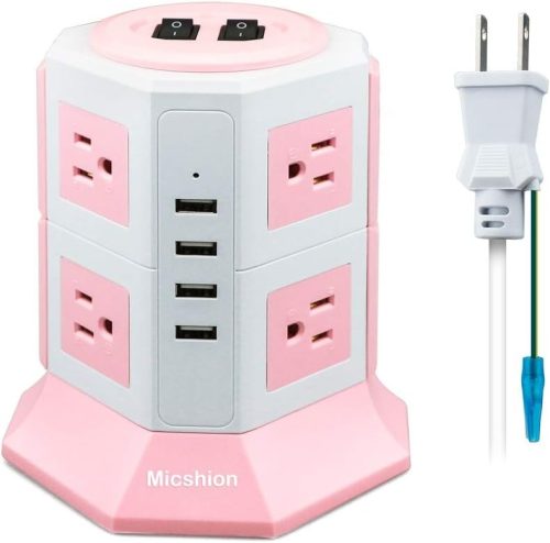 Micshion タワー型電源タップ 2018