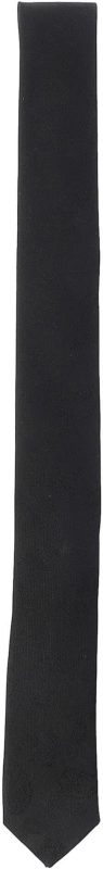 コムサイズム(COMME CA ISM) ブラック ジャガード ナロータイ