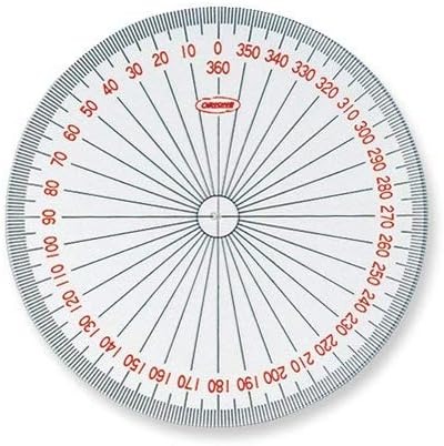 共栄プラスチック(KYOEI PLASTIC) 全円分度器 V-316