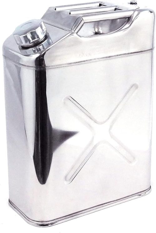 ニューレイトン(NEW RAYTON) エマーソン たて型ステンレスガソリン携行缶 20L EM-141N