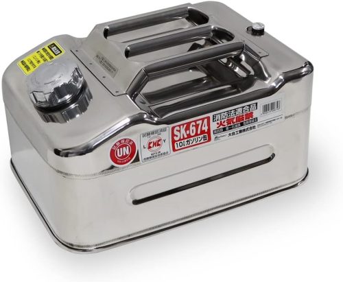 メルテック(meltec) ガソリン携行缶 ステンレス製 SK-674