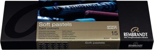 ターレンス(TALENS) レンブラントソフトパステル 15色ダークカラーセット 408796
