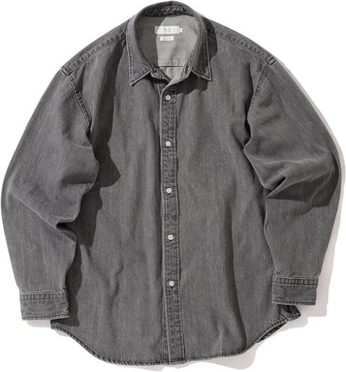 ビームス(BEAMS) デニム レギュラーカラー シャツ