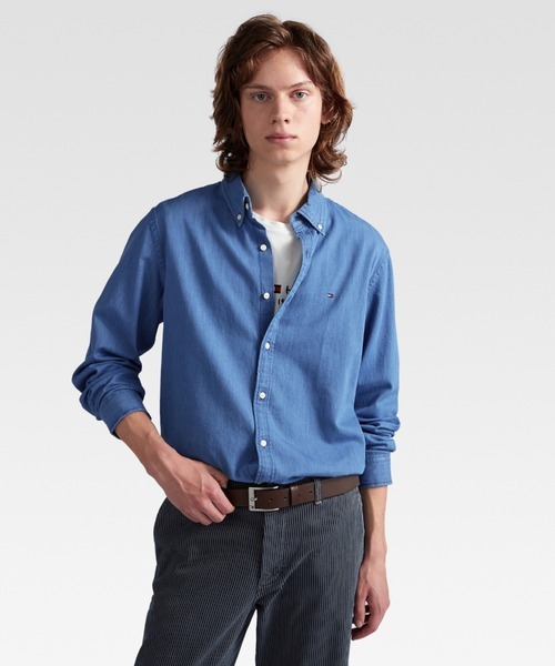トミーヒルフィガー(TOMMY HILFIGER) インディゴデニムシャツ