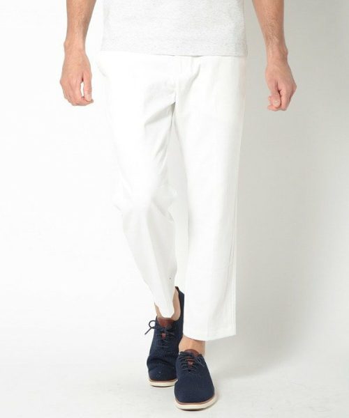 メンズビギ(MEN’S BIGI) 多機能コットンリネンアンクルパンツ