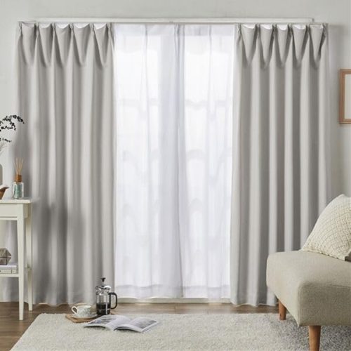 ベルーナ(Belluna) 1・2級遮光&断熱保温&UV見えにくいレース付カーテンセット OFDH-99992