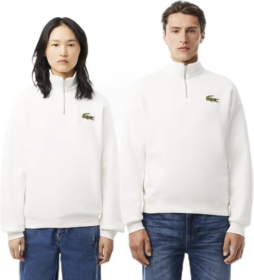 ラコステ(LACOSTE) ハーフジップスタンドカラースウェット