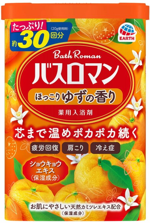 アース製薬 バスロマン 温浴タイプ ほっこりゆずの香り 医薬部外品