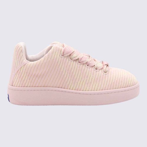 バーバリー(BURBERRY) チェックニット ボックススニーカー