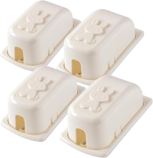 アクロース(Across) いたずら防止 コンセントカバー 4個セット