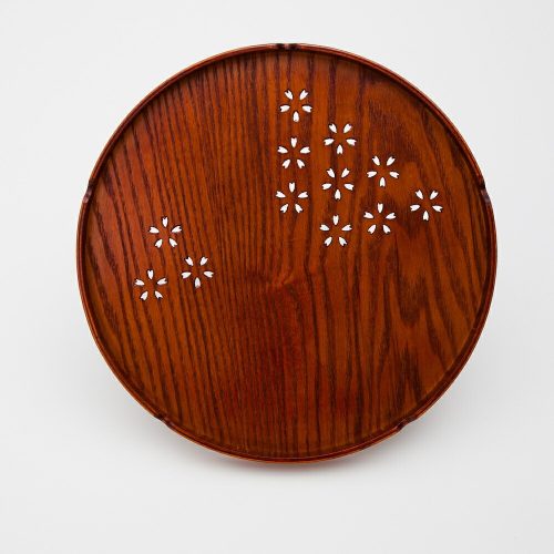 みよし漆器本舗 丸盆 桜