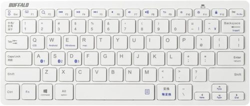 バッファロー(BUFFALO) ウルトラスリム Bluetooth ワイヤレスキーボード BSKBB315 2021