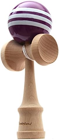 ダマケン(DAMAKEN) ストリートけん玉 フリースタイル ストライプ パープル