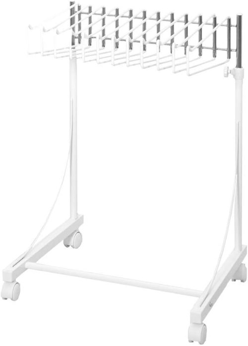 足立製作所 高さ伸縮スラックスハンガー スイング式 12本掛 A028