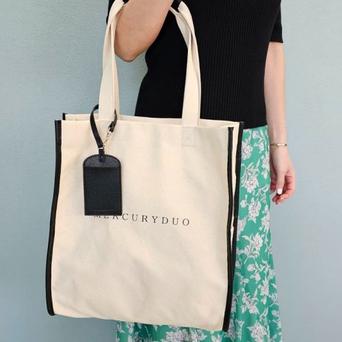 マーキュリーデュオ(MERCURYDUO) カードケース付 キャンバストートバッグ