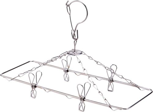 コモライフ ステンレスジーンズドライハンガー2本組