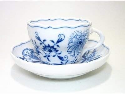 マイセン(MEISSEN) ブルーオニオン ティー/コーヒー兼用カップ&ソーサー 800101/00582