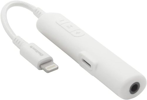 オウルテック(Owltech) 充電用Lightningポート付き Lightning to 3.5mmミニジャック 変換ケーブル OWL-CBLTF35LT01