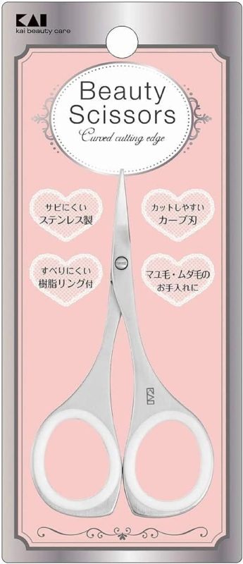 貝印 オシャレハサミ 樹脂リング付