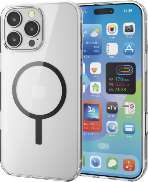 エレコム(ELECOM) iPhone 16 Pro Max ハイブリッドケース MAGKEEP PM-A24DMAG02 2024