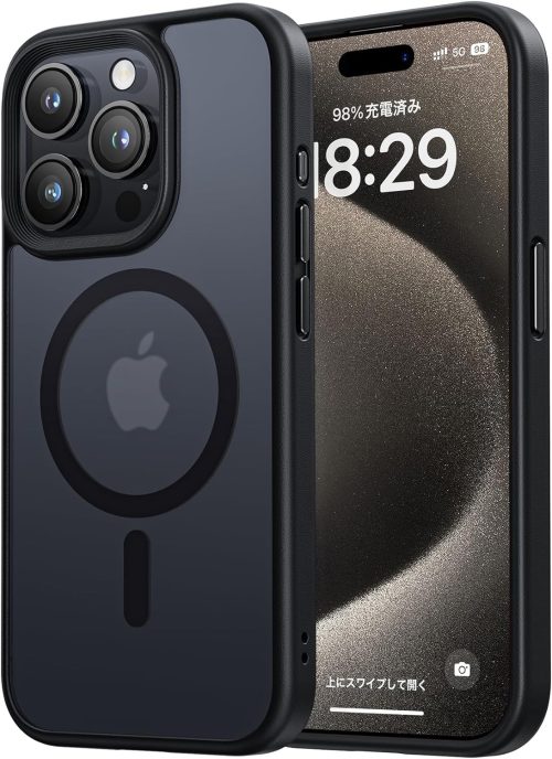 NIMASO MagSafe対応 iPhone15Pro用スマホケース NSC23K858