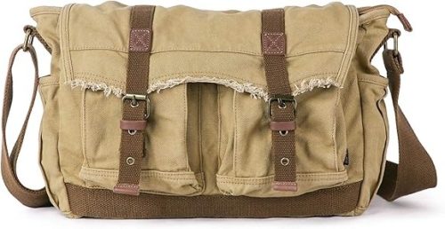 ゴーション(Gootium) 帆布メッセンジャーバッグ