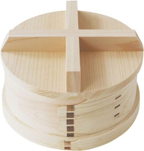 にちにち道具 和せいろ 十字桟の蓋付 18cm