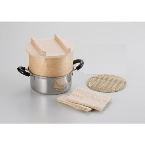 ナガノ産業 和せいろ 鍋付セット1升用 20609