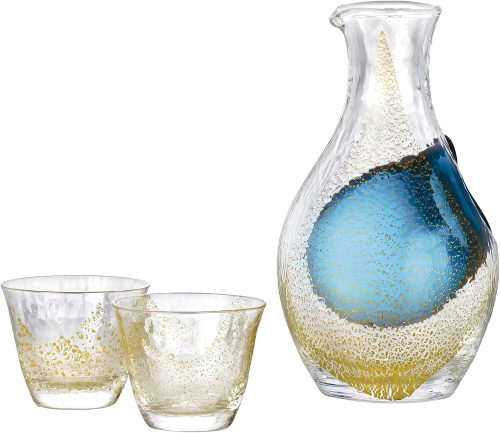 東洋佐々木ガラス(Toyo Sasaki Glass) 冷酒セット 金箔 G640-M60