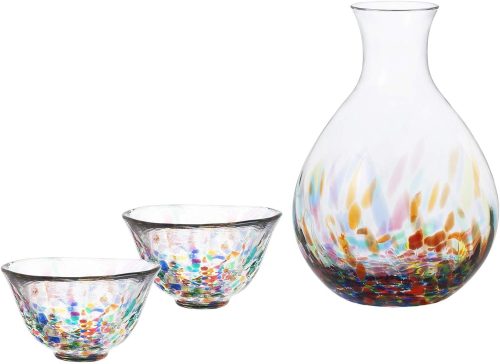 アデリア(ADERIA) 津軽びいどろ 酒器 ねぶた流し酒器セット