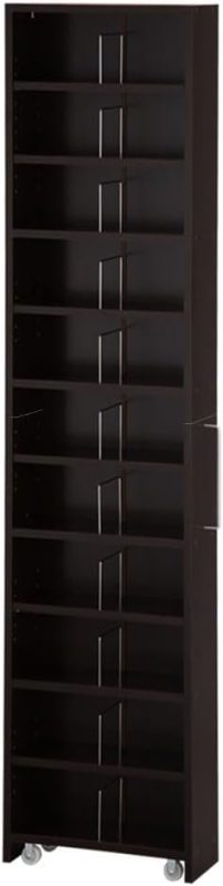 ぼん家具 スリムワゴンCD収納タイプ ABR000010