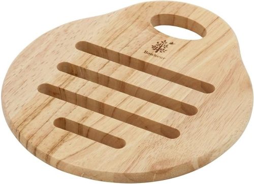 不二貿易 木製トリベット ペア ボヌール 22646