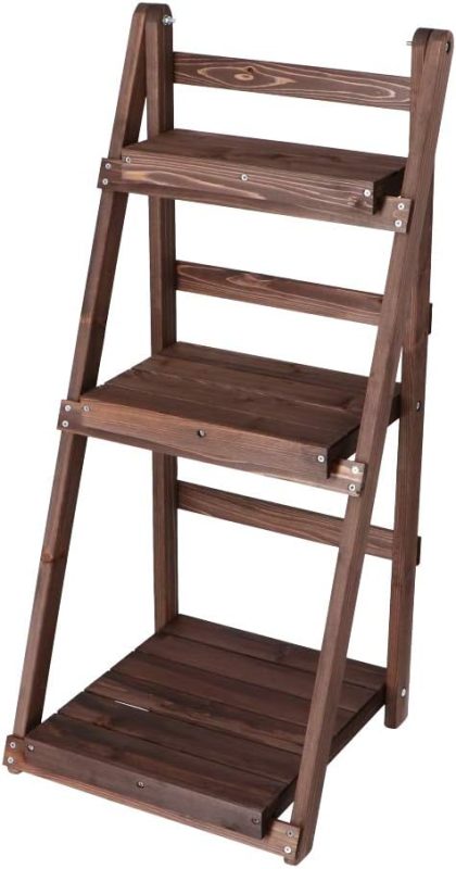 コーナン LIFELEX 木製フラワースタンド 3段