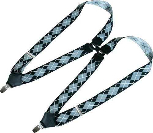 タニワタリ(Taniwatari) サスペンダー ホルスター型 ブラック アーガイル