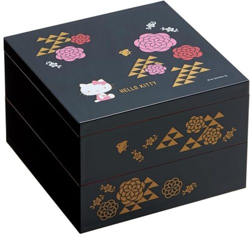 スケーター 塗2段重箱 ハローキティ NLW15