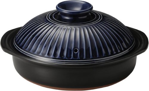 銀峯陶器 菊花 土鍋 8号