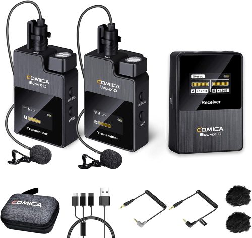 Comica ワイヤレスピンマイクシステム BoomX-D2
