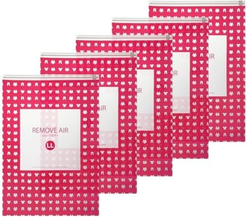 リムーブエアー(Remove Air) 衣類圧縮袋 LLサイズ 5枚セット
